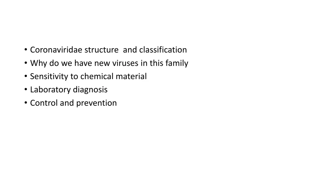 coronaviridae structure and classification
