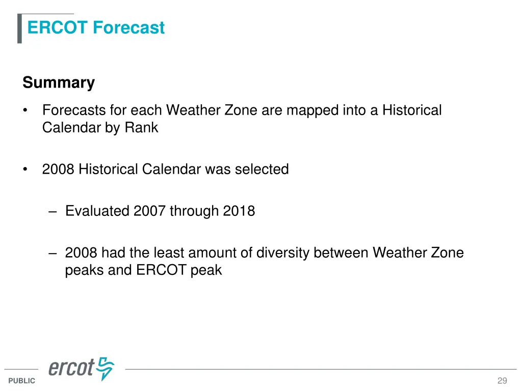 ercot forecast