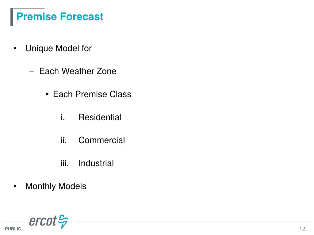 premise forecast