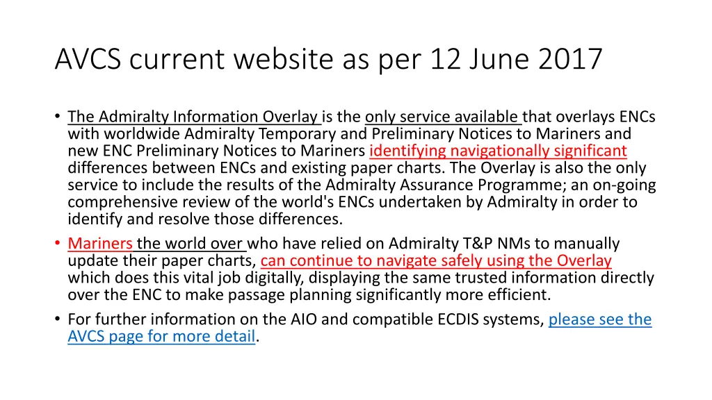 avcs current website as per 12 june 2017