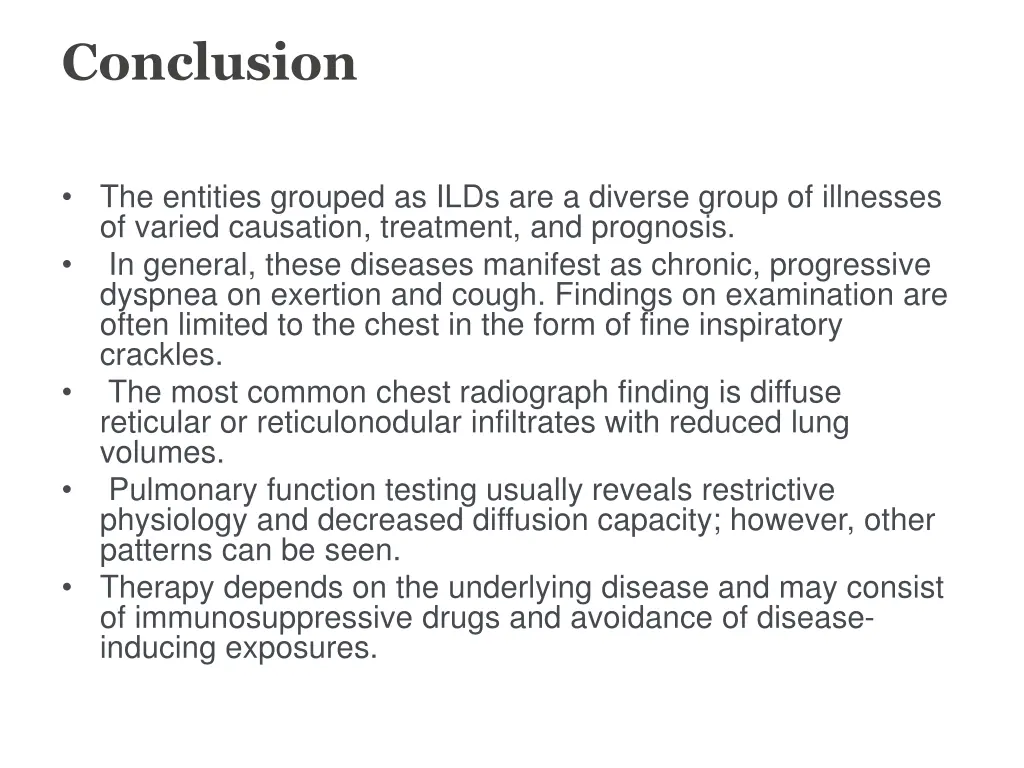 conclusion