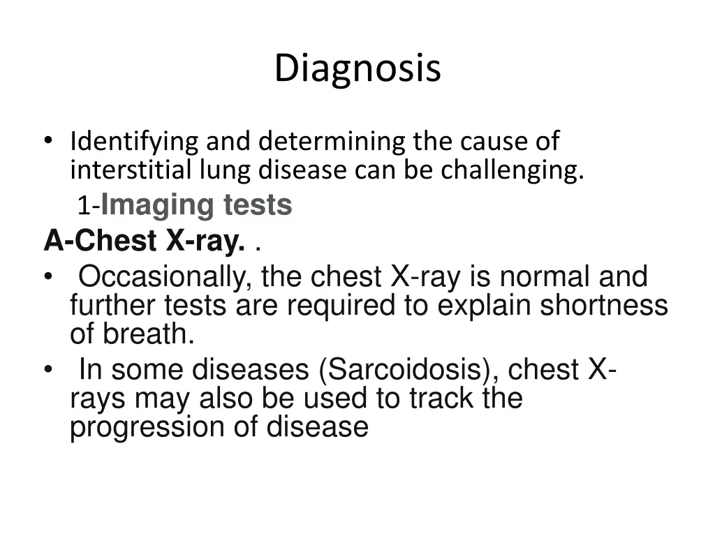 diagnosis
