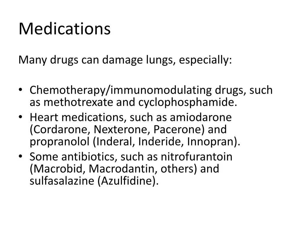 medications