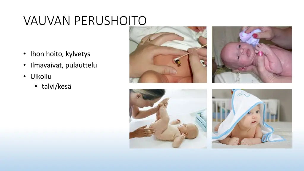 vauvan perushoito