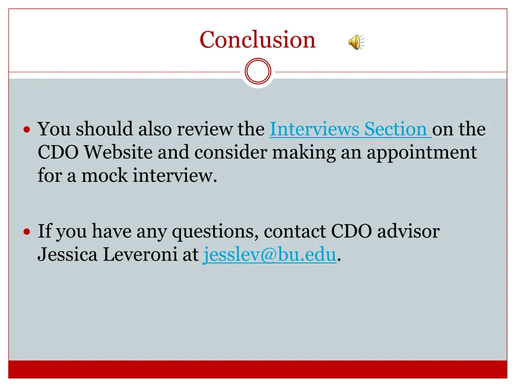 conclusion