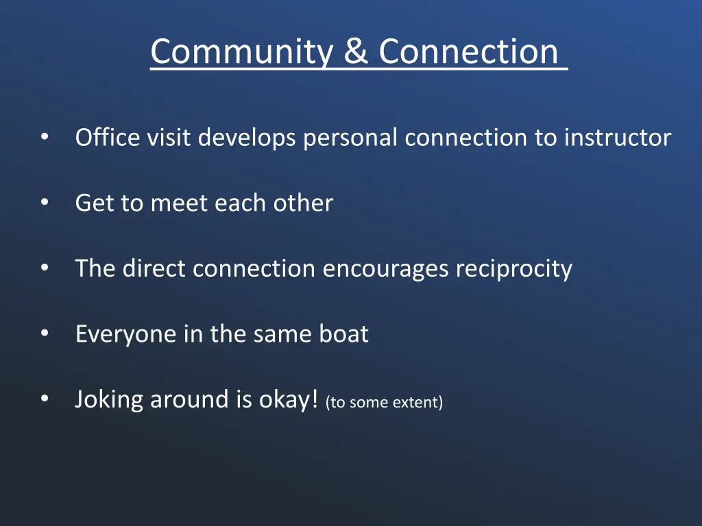 community connection
