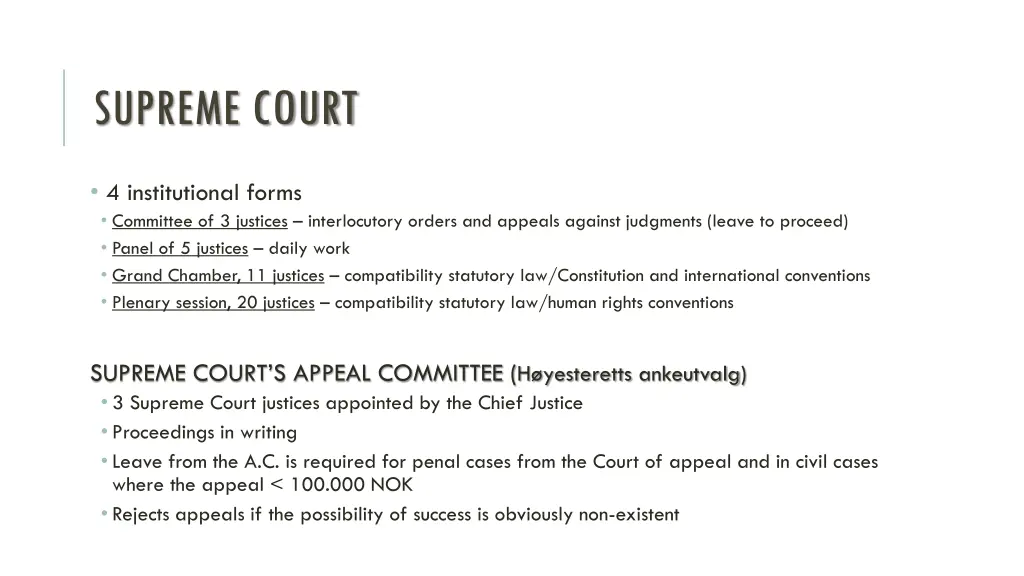 supreme court