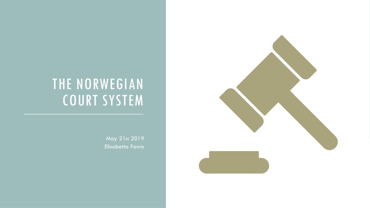 the norwegian court system