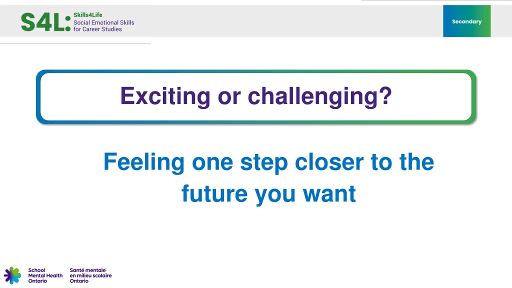 exciting or challenging 4