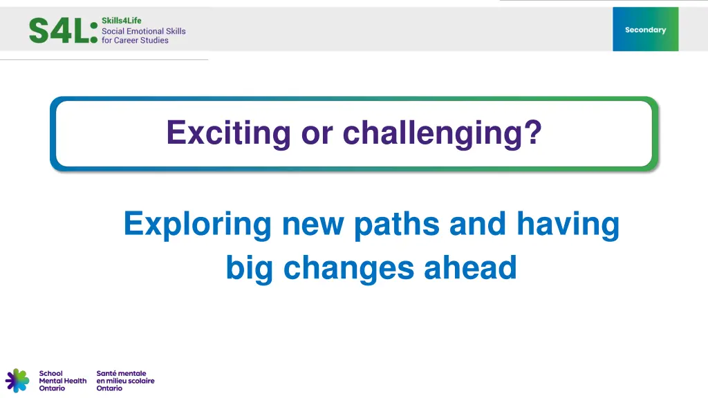 exciting or challenging 7