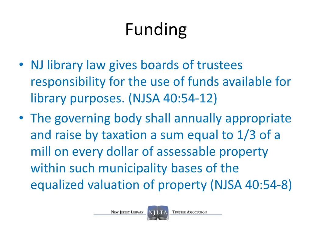 funding