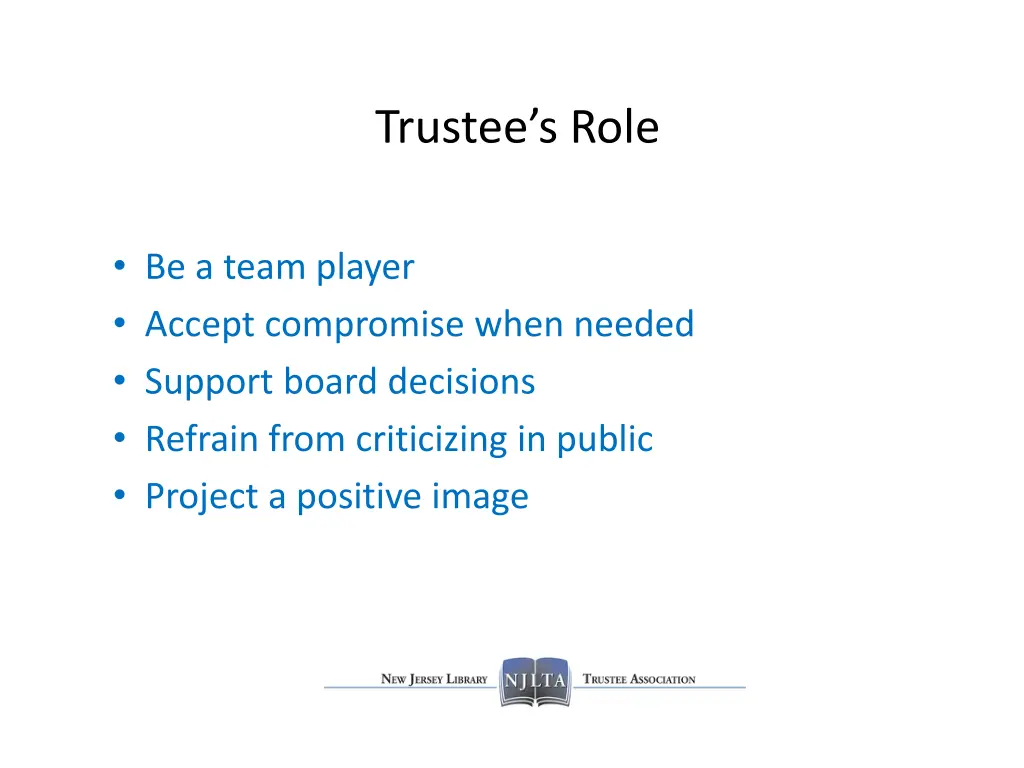 trustee s role 2