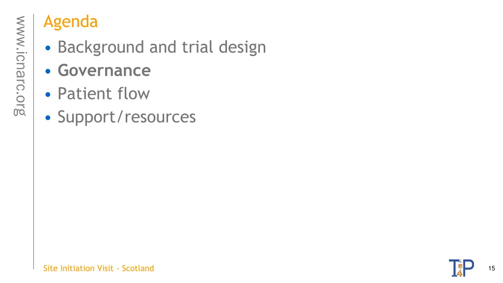 agenda background and trial design governance 2