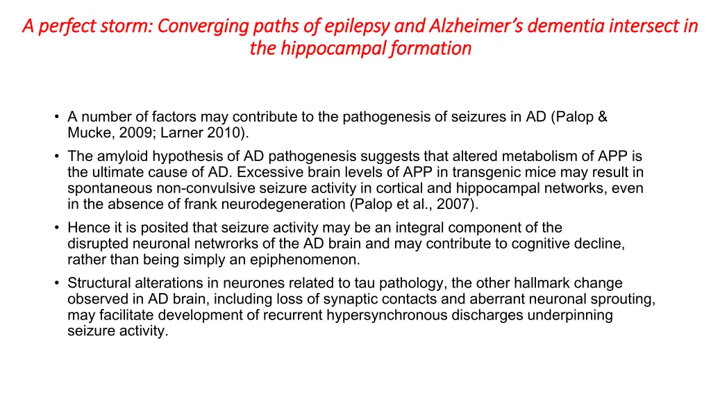 a perfect storm converging paths of epilepsy
