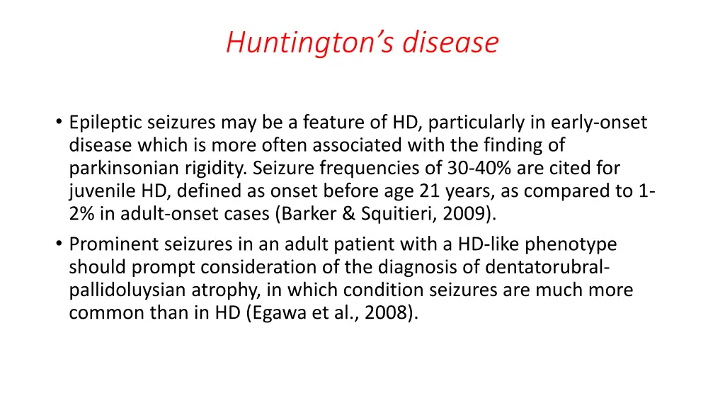 huntington s disease
