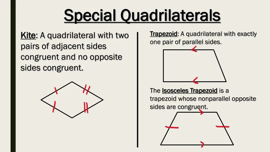 special quadrilaterals special quadrilaterals 1