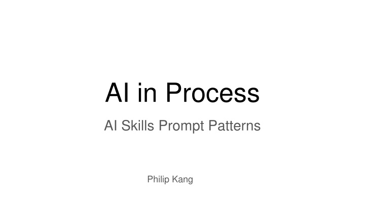 ai in process