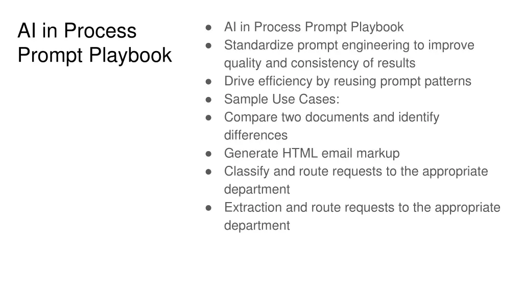 ai in process prompt playbook