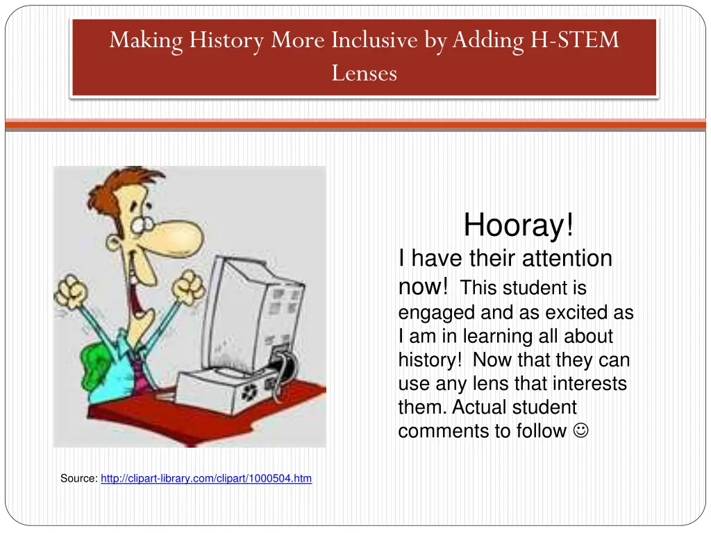 making history more inclusive by adding h stem 8