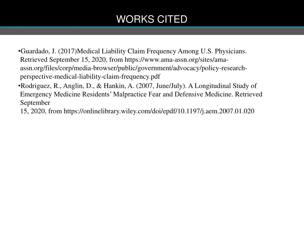works cited
