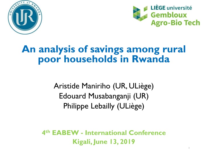 an analysis of savings among rural poor