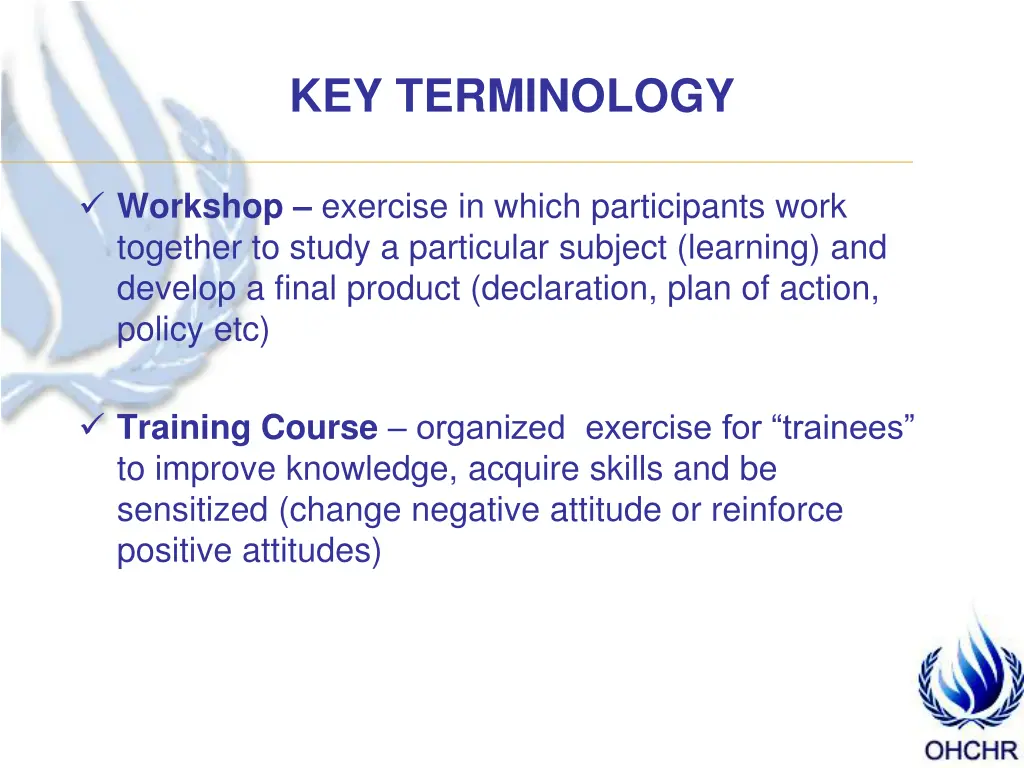 key terminology 1
