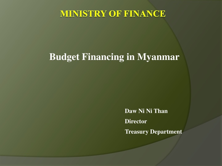 ministry of finance