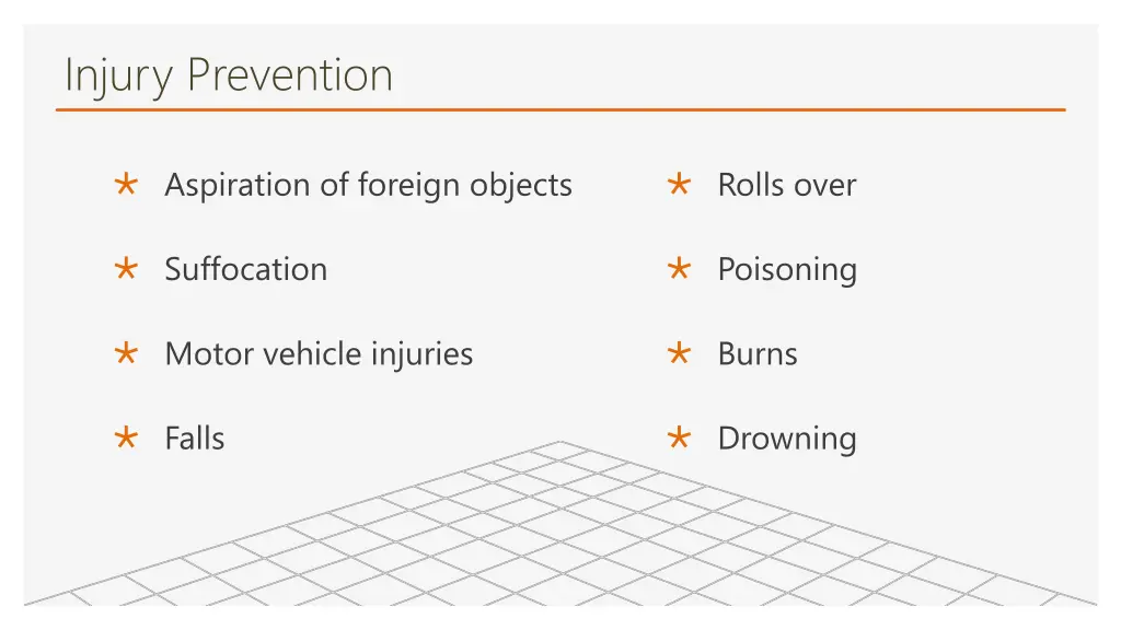 injury prevention