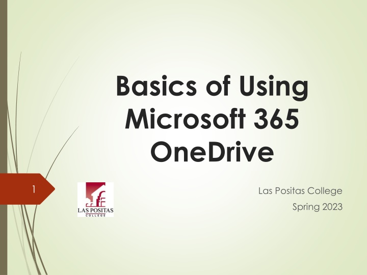basics of using microsoft 365 onedrive