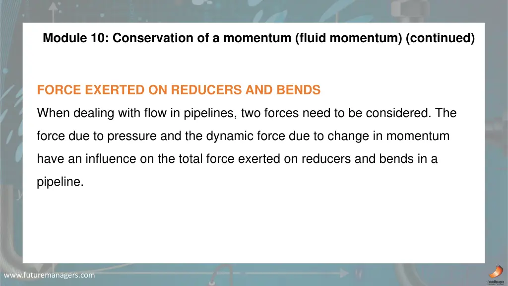 module 10 conservation of a momentum fluid 3