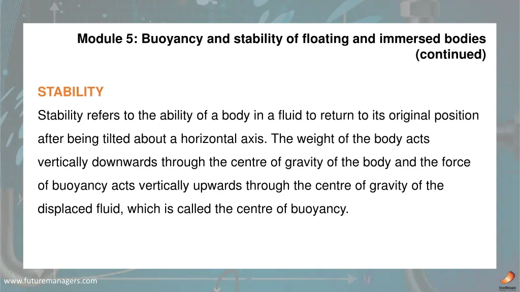 module 5 buoyancy and stability of floating 3