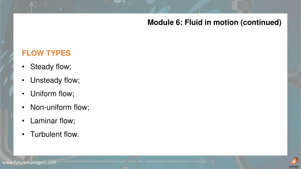 module 6 fluid in motion continued 1