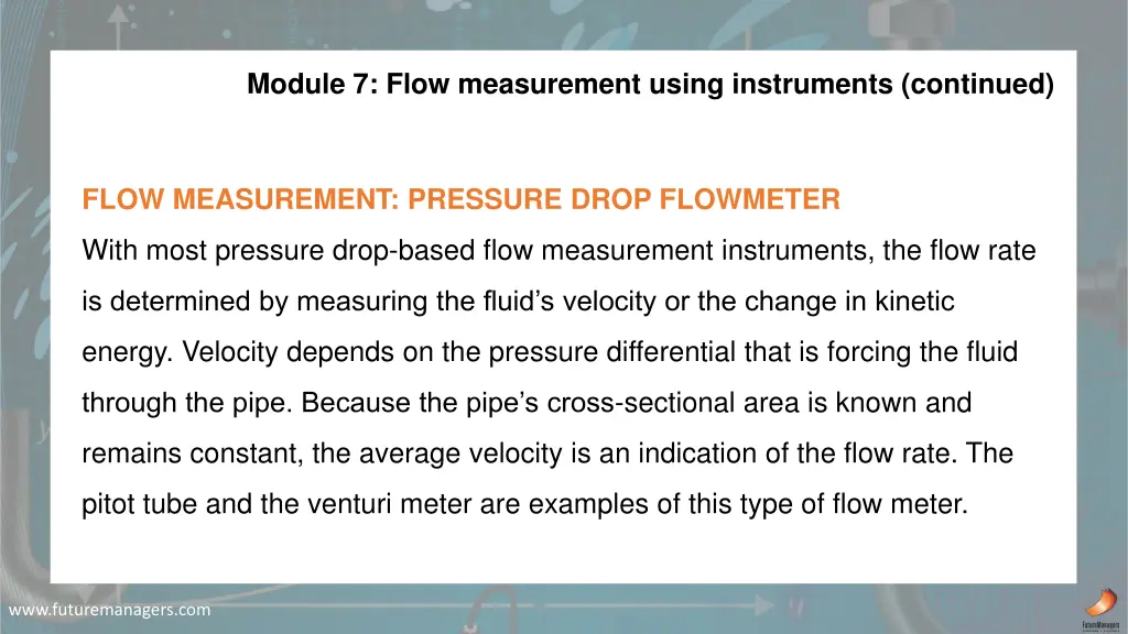 module 7 flow measurement using instruments 2