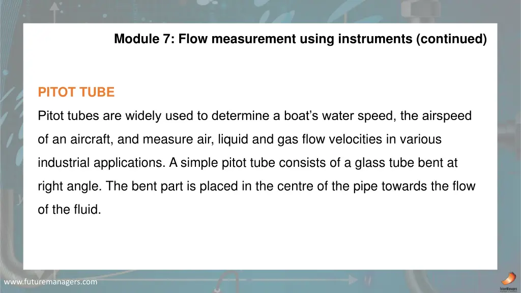 module 7 flow measurement using instruments 3