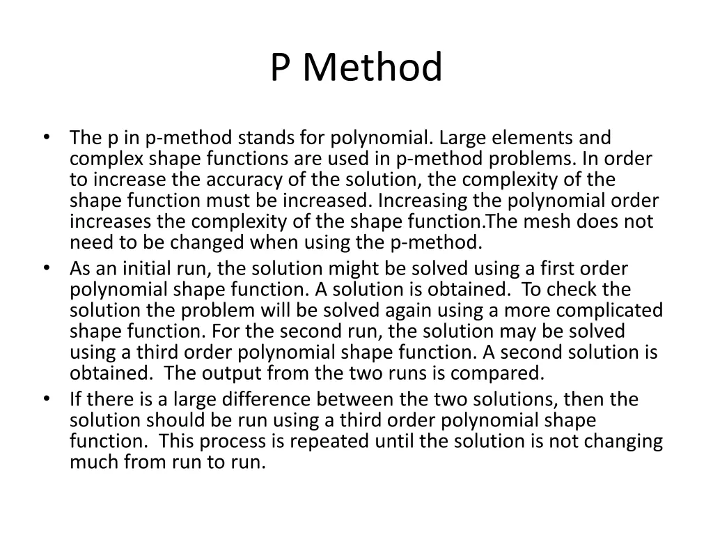 p method 1