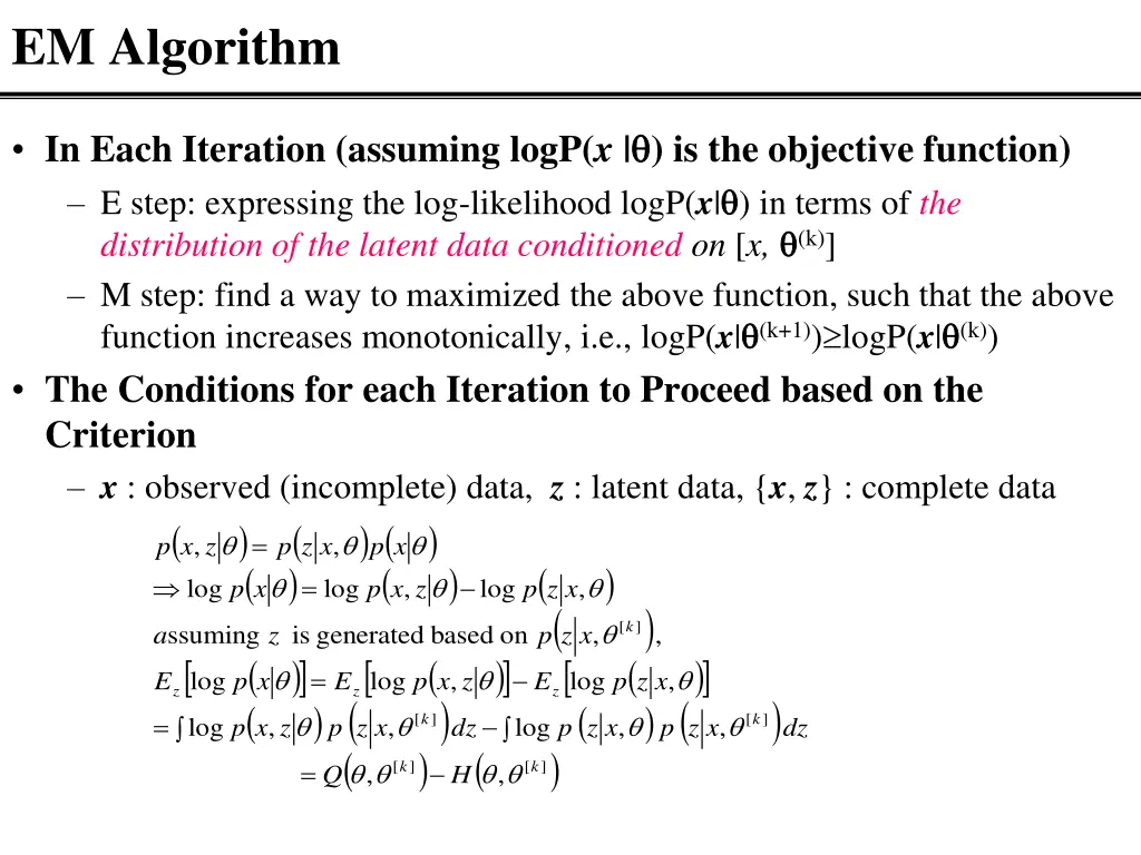 em algorithm