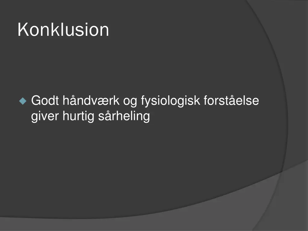 konklusion