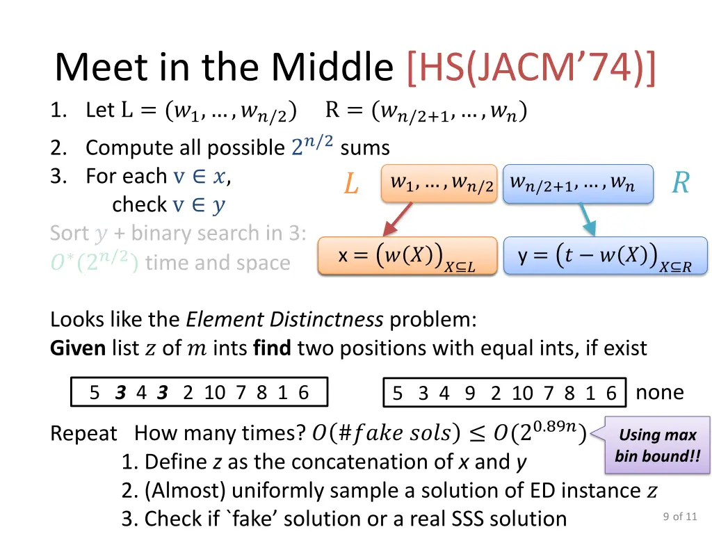 meet in the middle hs jacm 74 1