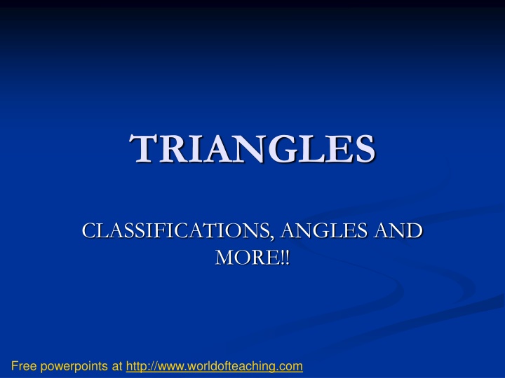 triangles
