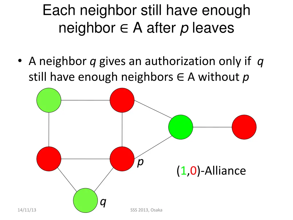 each neighbor still have enough neighbor a after