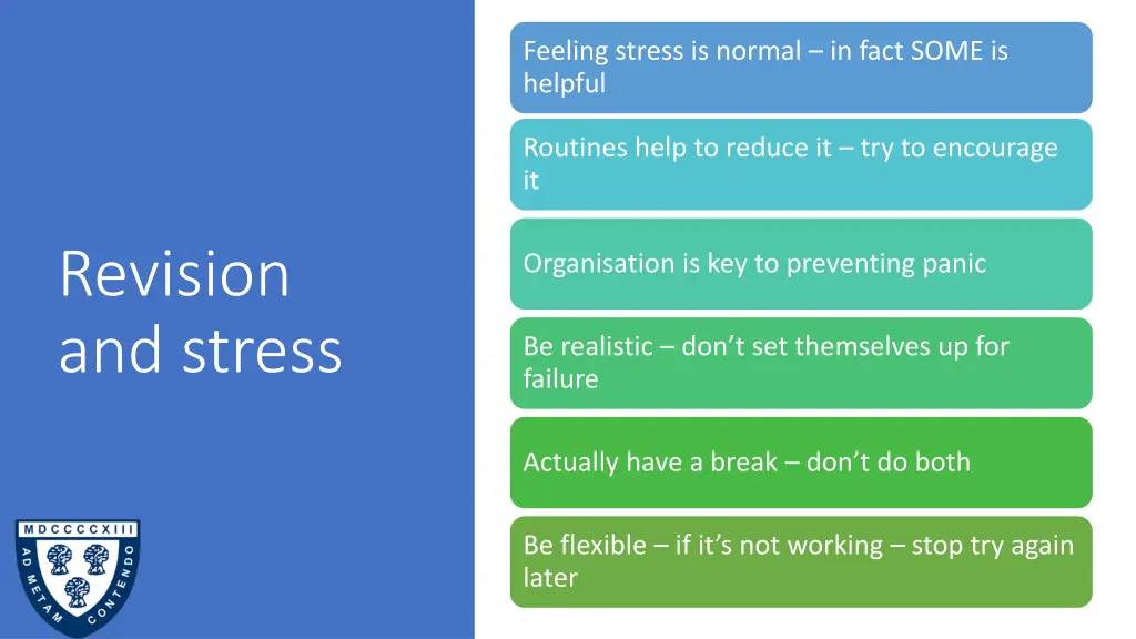 feeling stress is normal in fact some is helpful