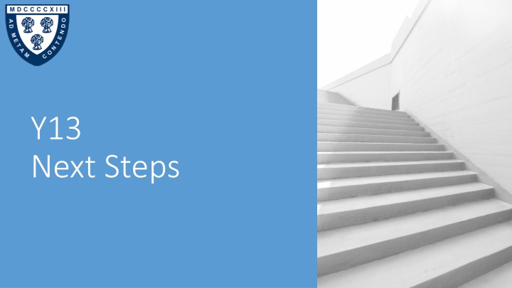 y13 next steps