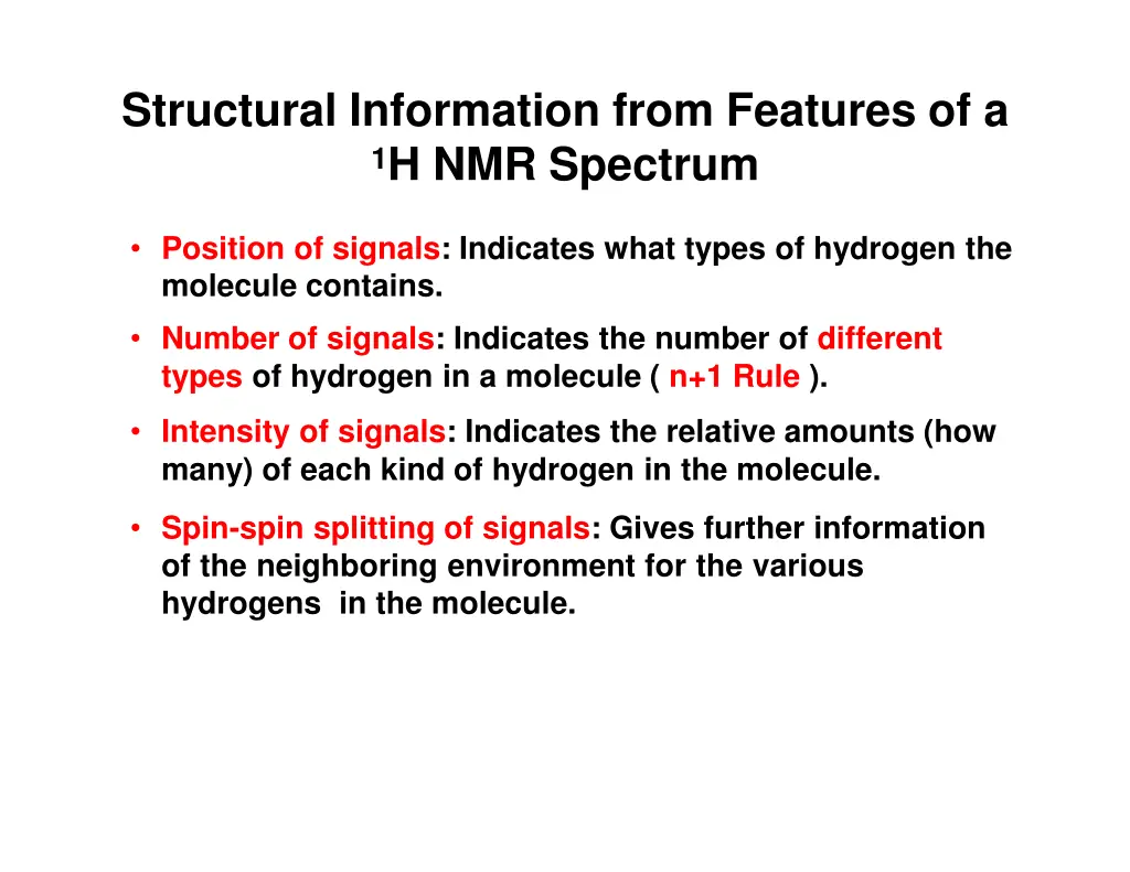 structural information from features