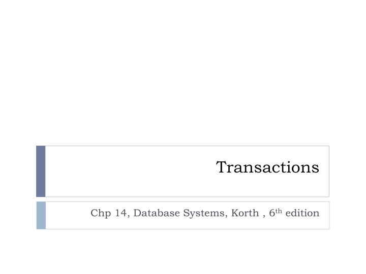 transactions
