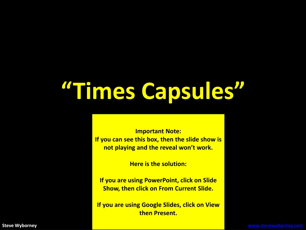 times capsules 2