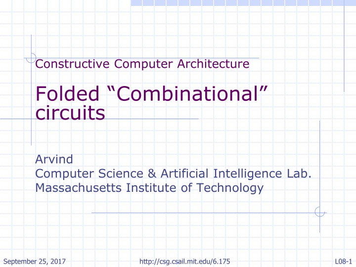 constructive computer architecture