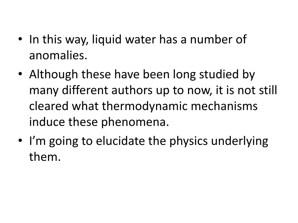 in this way liquid water has a number