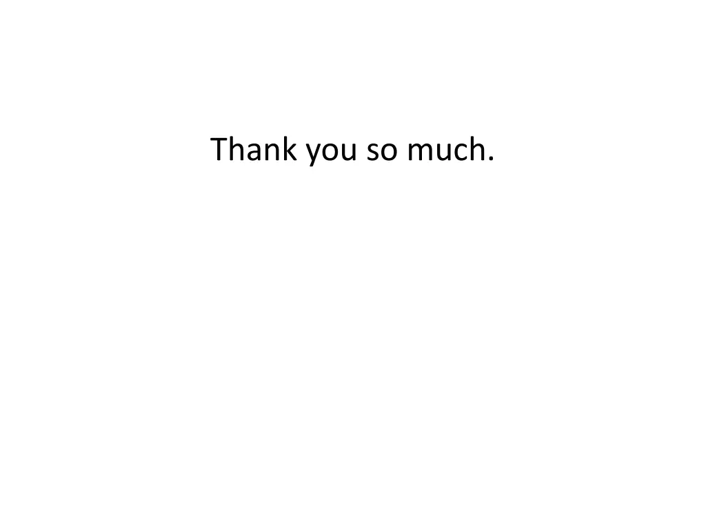 thank you so much