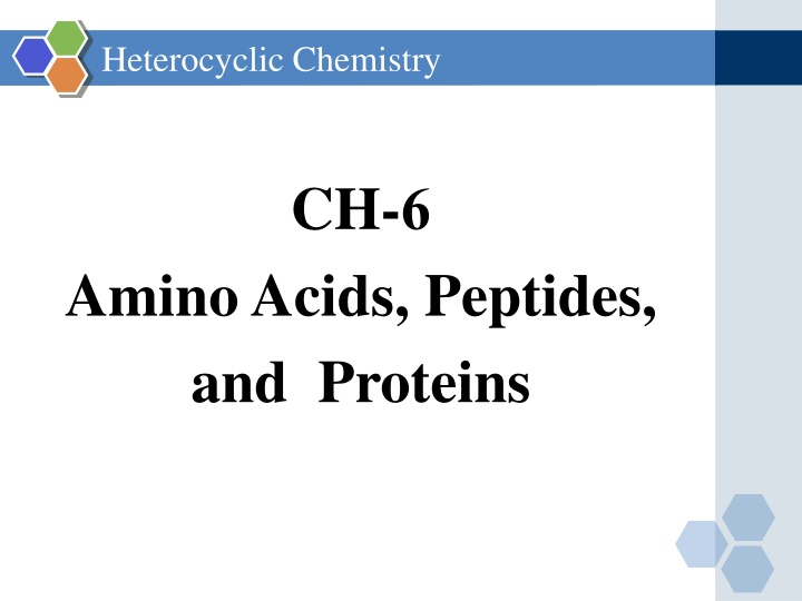 heterocyclic chemistry