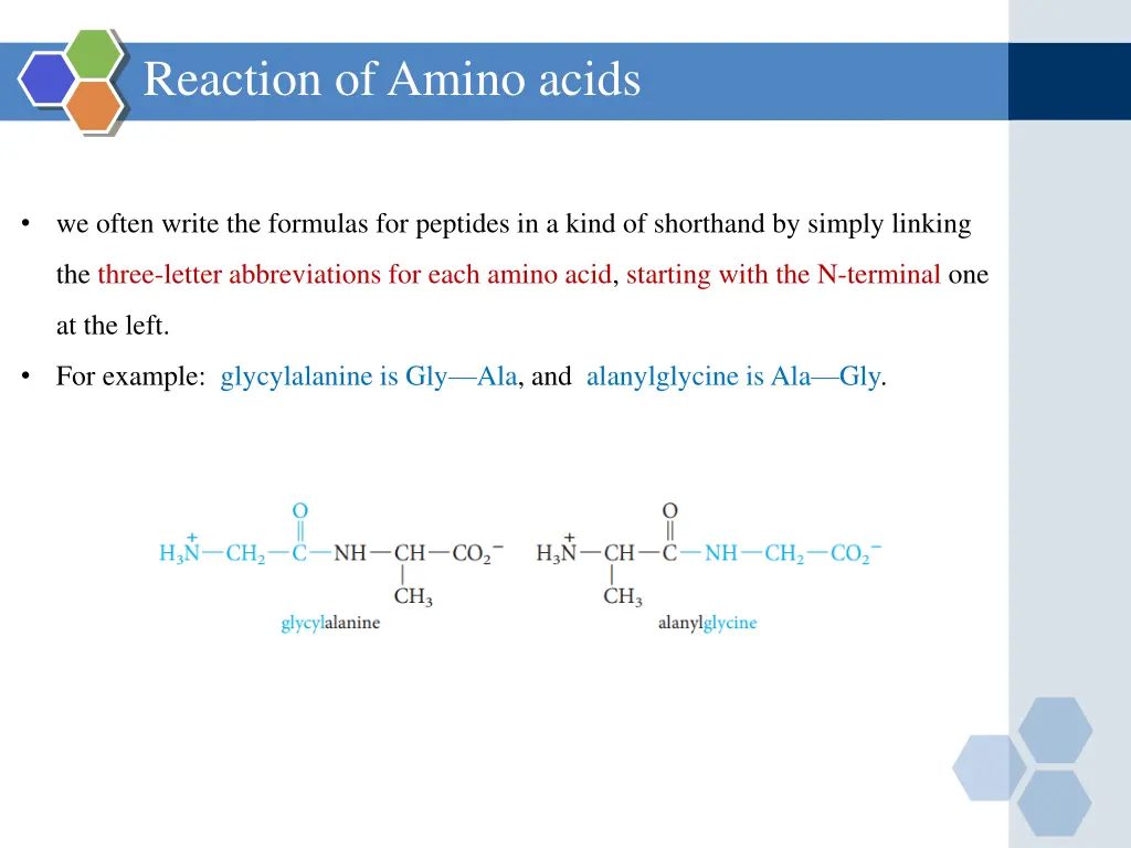 reaction of amino acids 2